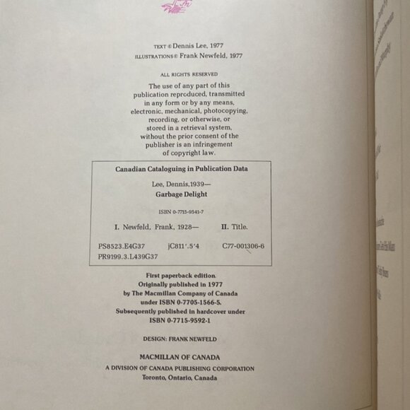 (VB).Vintage. Books. Garbage Delight. First Paperback Edition.1977. - Picture 5 of 7